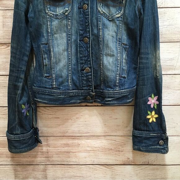 UB JEANS EMBROIDERED JEAN JACKET - Picture 3 of 10